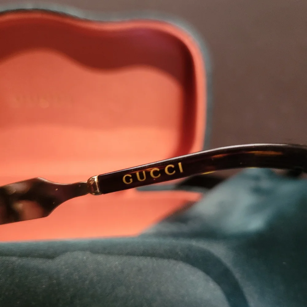 Gucci Women's Oversized Burgundy Gradient Sunglasses